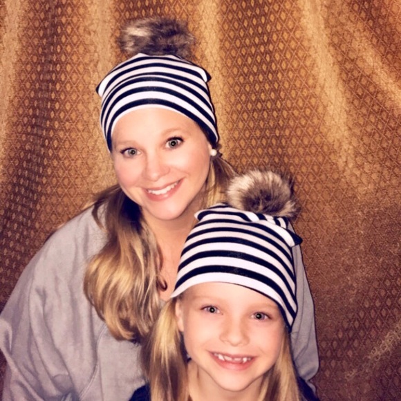 Mom & Me Cotton Beanie Set! - Picture 4 of 5